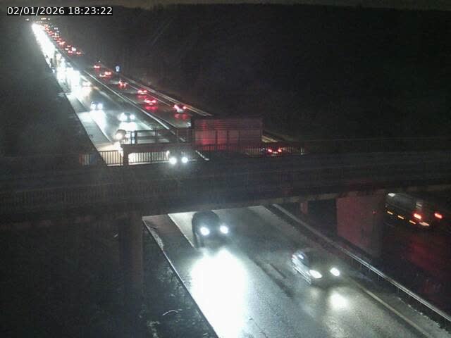 Caméra autoroute France - A31, Zoufftgen direction Luxembourg-ville, à la frontière entre la France et le Luxembourg