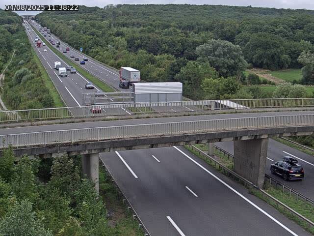 <h2>Caméra autoroute France - A31, Zoufftgen direction Luxembourg-ville, à la frontière entre la France et le Luxembourg</h2>