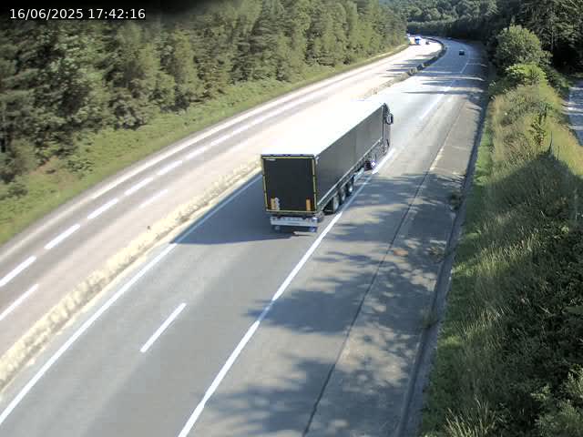 Caméra autoroute France - N57, Côte de la Calotine direction Nancy