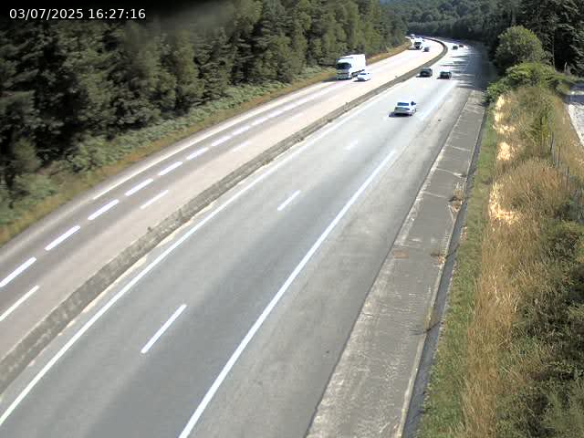 Caméra autoroute France - N57, Côte de la Calotine direction Nancy