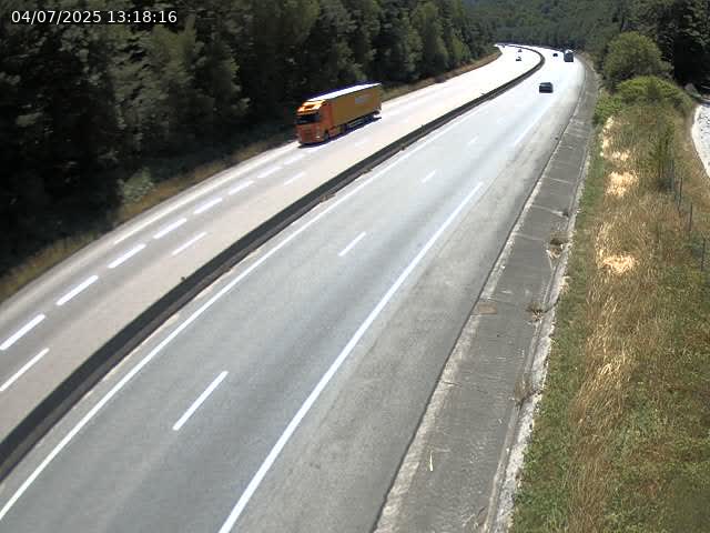 Caméra autoroute France - N57, Côte de la Calotine direction Nancy
