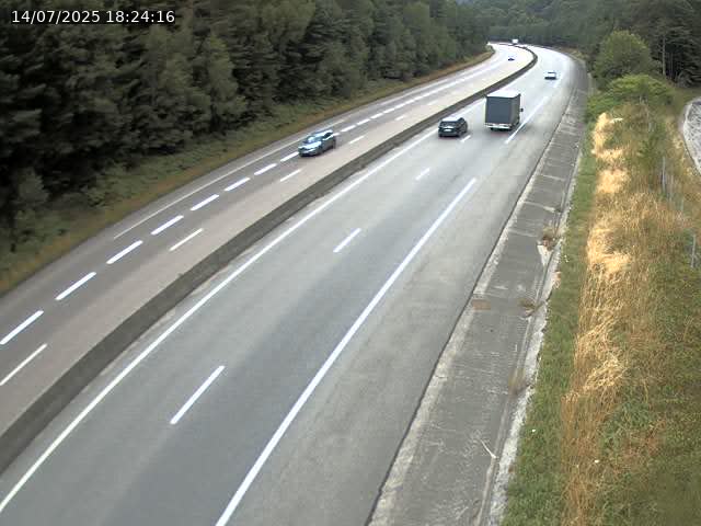Caméra autoroute France - N57, Côte de la Calotine direction Nancy