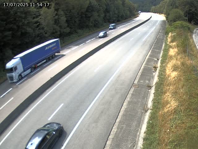 Caméra autoroute France - N57, Côte de la Calotine direction Nancy