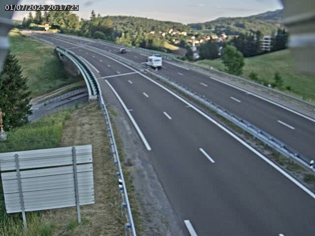 Caméra autoroute France - N57, Les Tavins direction Lausanne