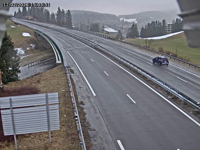 Caméra autoroute France - N57, Les Tavins direction Lausanne