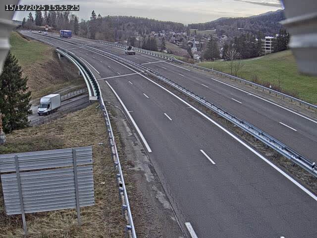 Caméra autoroute France - N57, Les Tavins direction Lausanne