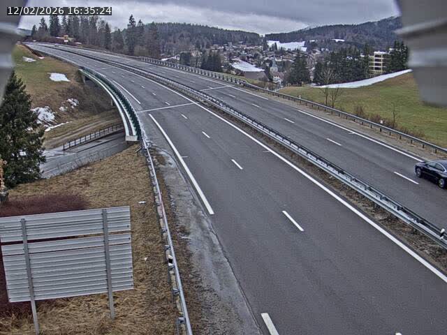 Caméra autoroute France - N57, Les Tavins direction Lausanne