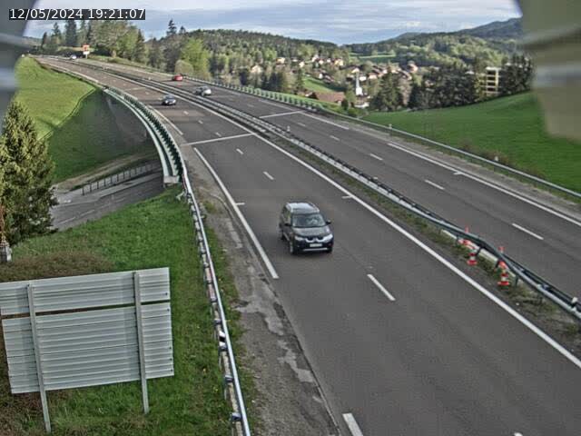 Caméra autoroute France - N57, Les Tavins direction Lausanne
