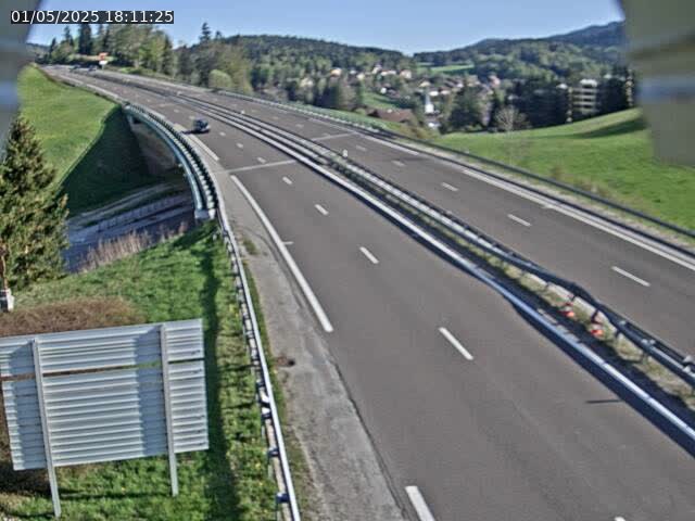 Caméra autoroute France - N57, Les Tavins direction Lausanne