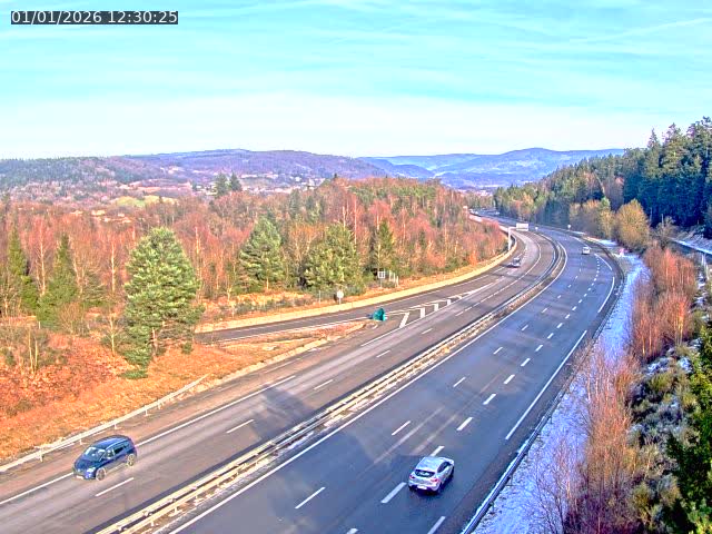 Caméra autoroute France - N57, Côte de la demoiselle direction Remiremont