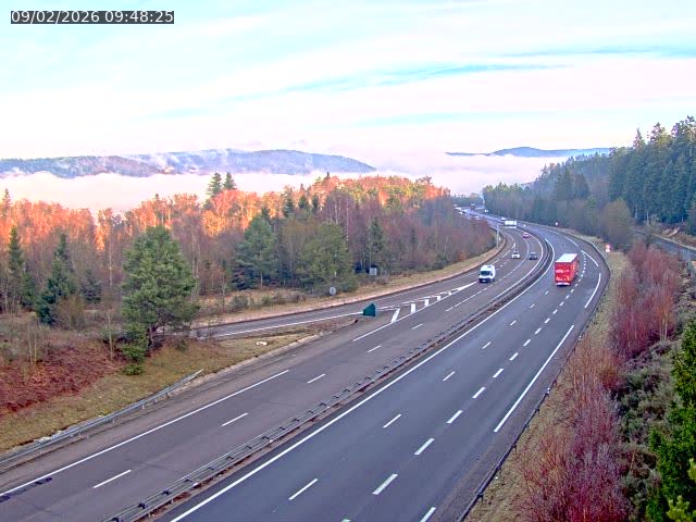 <h2>Caméra autoroute France - N57, Côte de la demoiselle direction Remiremont</h2>