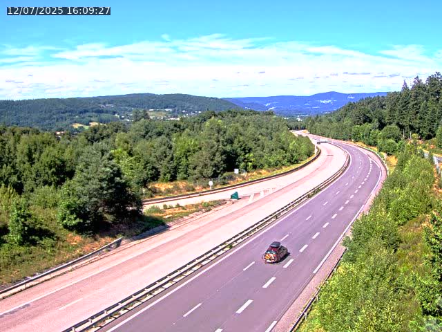 Caméra autoroute France - N57, Côte de la demoiselle direction Remiremont