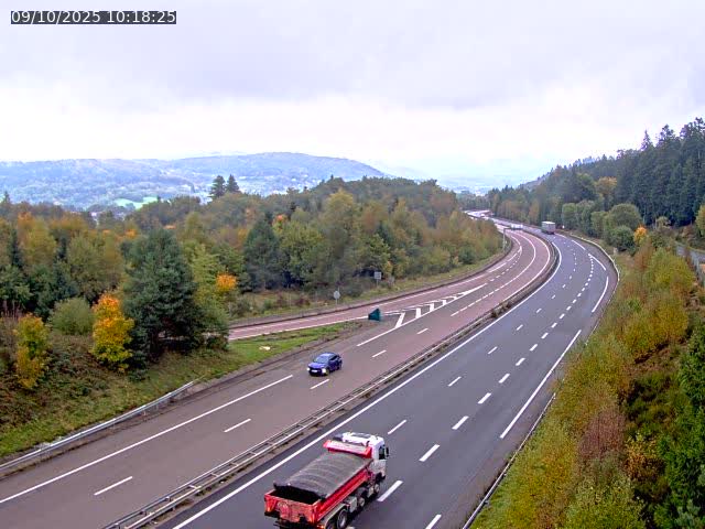 <h2>Caméra autoroute France - N57, Côte de la demoiselle direction Remiremont</h2>