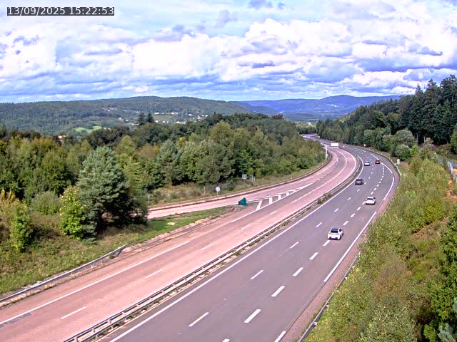 <h2>Caméra autoroute France - N57, Côte de la demoiselle direction Remiremont</h2>