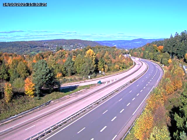 <h2>Caméra autoroute France - N57, Côte de la demoiselle direction Remiremont</h2>