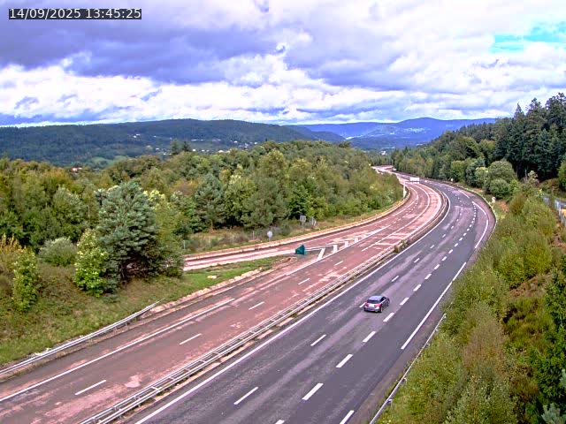 Caméra autoroute France - N57, Côte de la demoiselle direction Remiremont