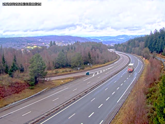 <h2>Caméra autoroute France - N57, Côte de la demoiselle direction Remiremont</h2>