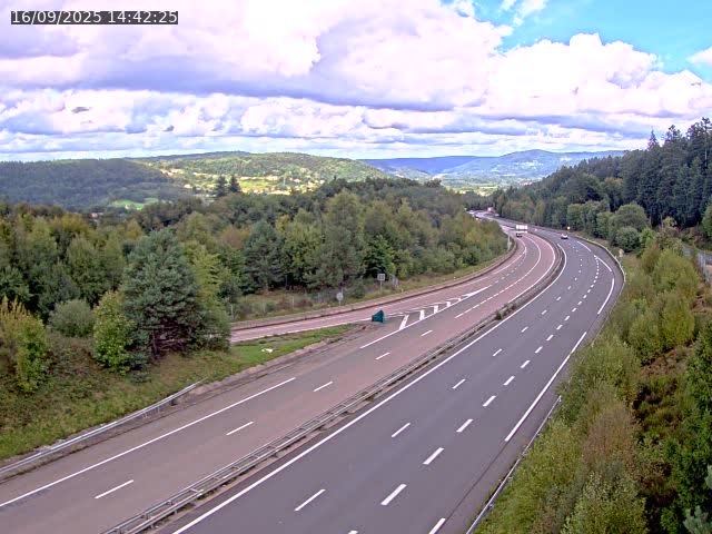 <h2>Caméra autoroute France - N57, Côte de la demoiselle direction Remiremont</h2>