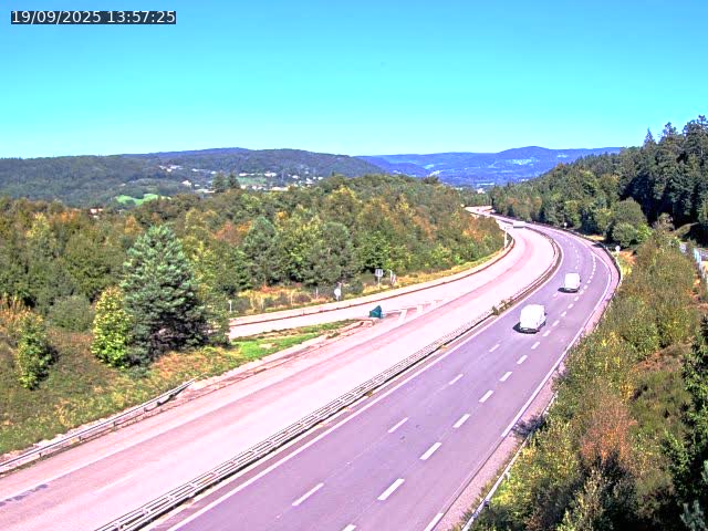 <h2>Caméra autoroute France - N57, Côte de la demoiselle direction Remiremont</h2>
