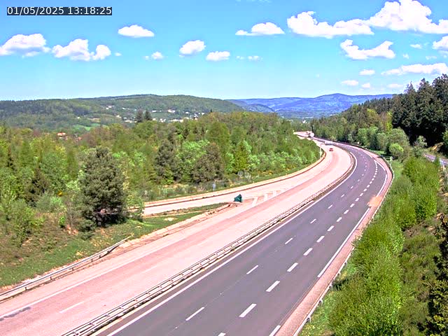 Caméra autoroute France - N57, Côte de la demoiselle direction Remiremont