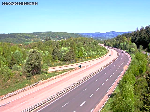 Caméra autoroute France - N57, Côte de la demoiselle direction Remiremont