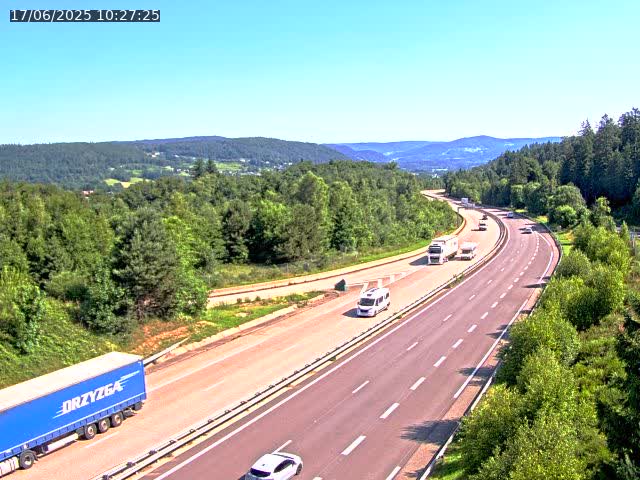 Caméra autoroute France - N57, Côte de la demoiselle direction Remiremont