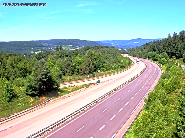 Caméra autoroute France - N57, Côte de la demoiselle direction Remiremont