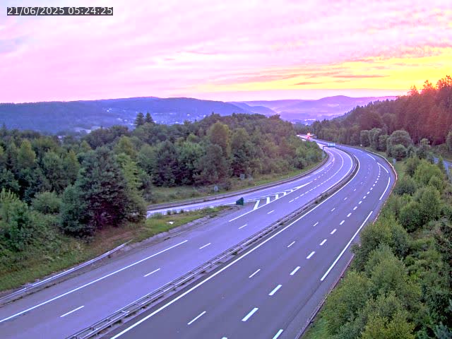 Caméra autoroute France - N57, Côte de la demoiselle direction Remiremont