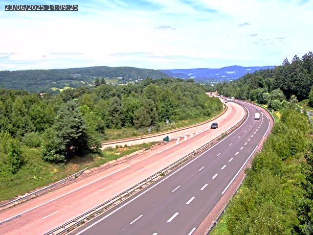 Caméra autoroute France - N57, Côte de la demoiselle direction Remiremont