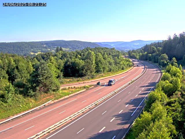 Caméra autoroute France - N57, Côte de la demoiselle direction Remiremont