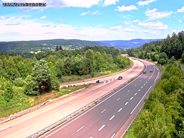 Caméra autoroute France - N57, Côte de la demoiselle direction Remiremont