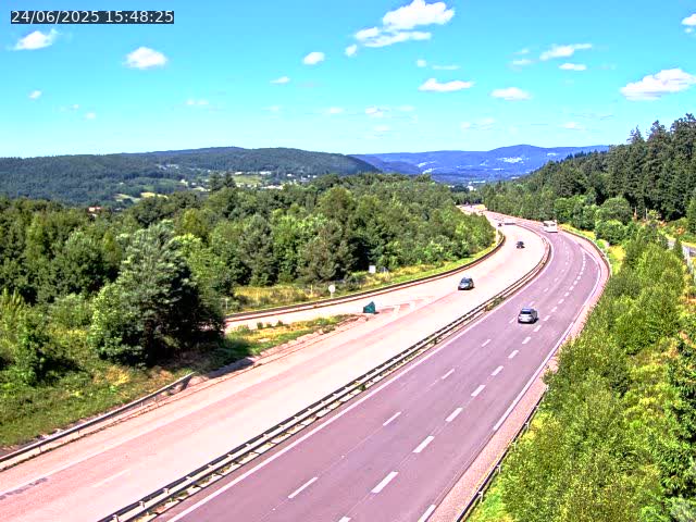 Caméra autoroute France - N57, Côte de la demoiselle direction Remiremont
