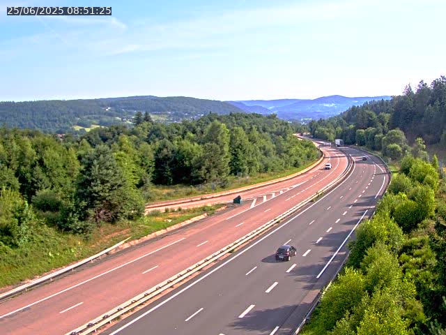 Caméra autoroute France - N57, Côte de la demoiselle direction Remiremont