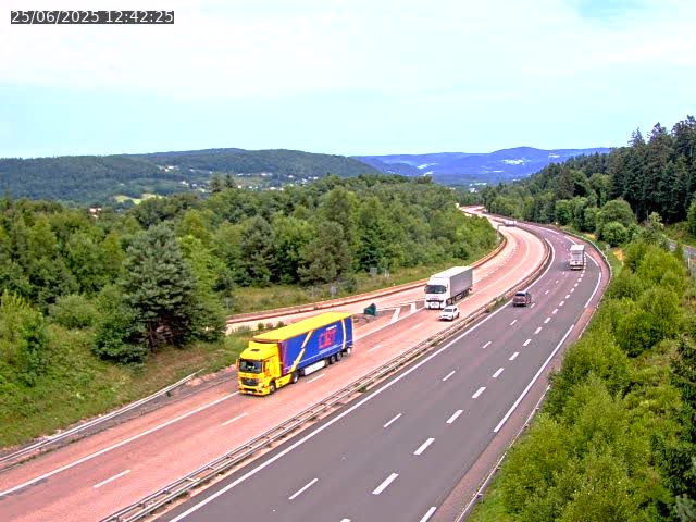Caméra autoroute France - N57, Côte de la demoiselle direction Remiremont