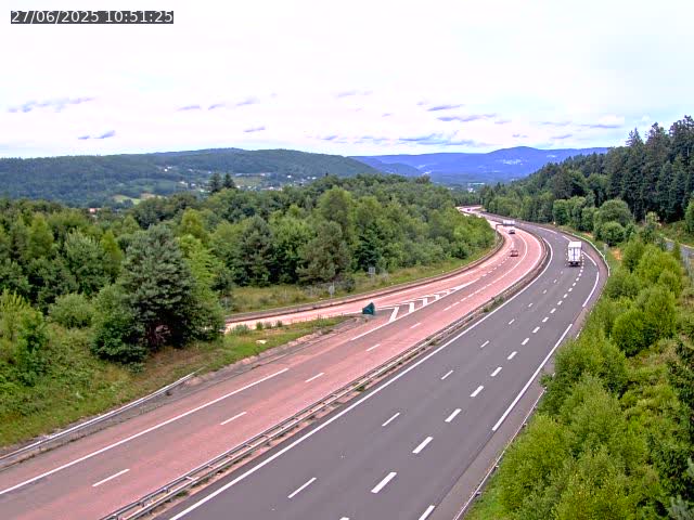 Caméra autoroute France - N57, Côte de la demoiselle direction Remiremont