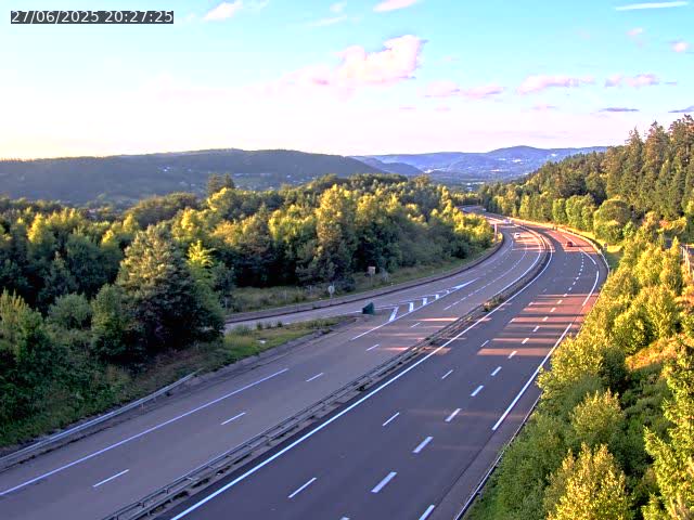 Caméra autoroute France - N57, Côte de la demoiselle direction Remiremont