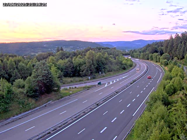 Caméra autoroute France - N57, Côte de la demoiselle direction Remiremont