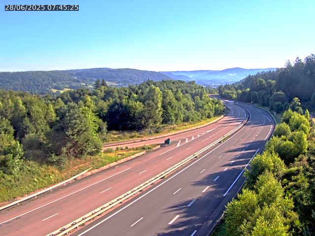 Caméra autoroute France - N57, Côte de la demoiselle direction Remiremont