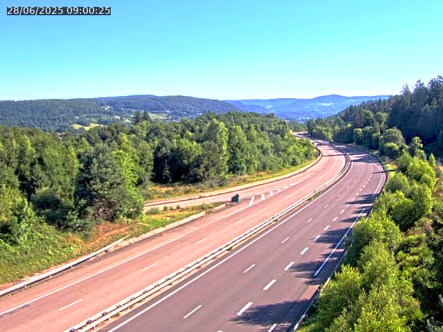 Caméra autoroute France - N57, Côte de la demoiselle direction Remiremont