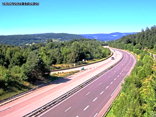 Caméra autoroute France - N57, Côte de la demoiselle direction Remiremont