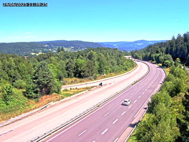 Caméra autoroute France - N57, Côte de la demoiselle direction Remiremont