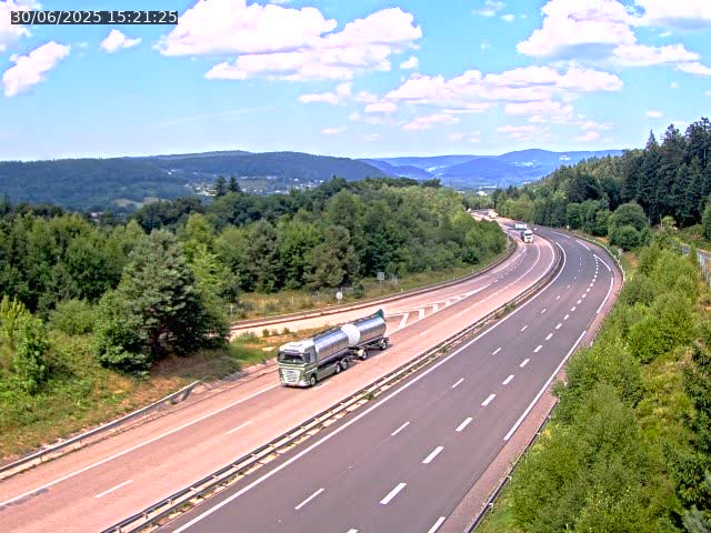 Caméra autoroute France - N57, Côte de la demoiselle direction Remiremont