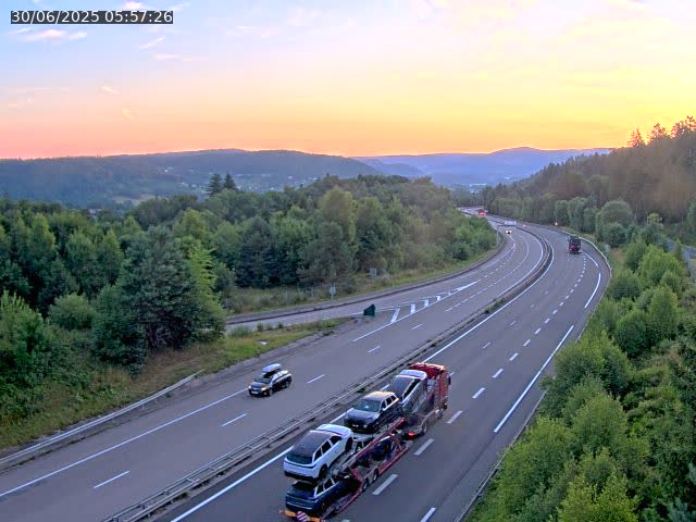 Caméra autoroute France - N57, Côte de la demoiselle direction Remiremont