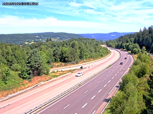 Caméra autoroute France - N57, Côte de la demoiselle direction Remiremont