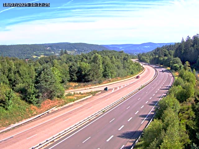 Caméra autoroute France - N57, Côte de la demoiselle direction Remiremont