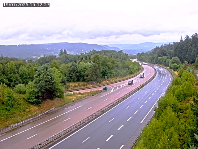 Caméra autoroute France - N57, Côte de la demoiselle direction Remiremont