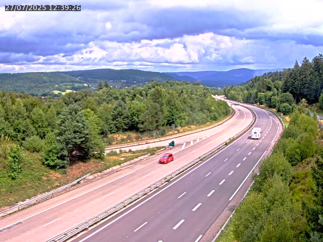 Caméra autoroute France - N57, Côte de la demoiselle direction Remiremont