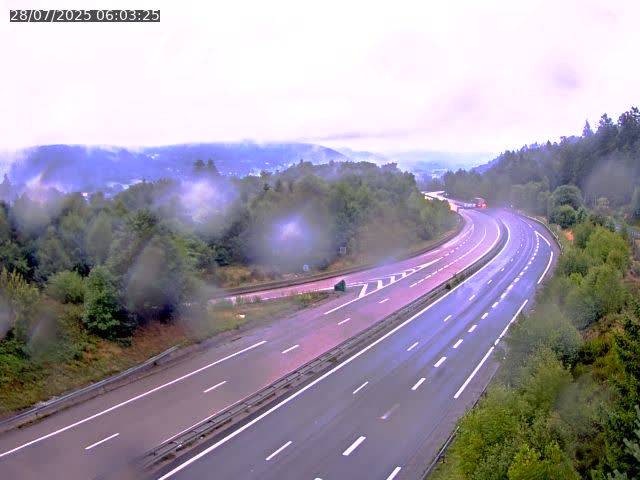 Caméra autoroute France - N57, Côte de la demoiselle direction Remiremont
