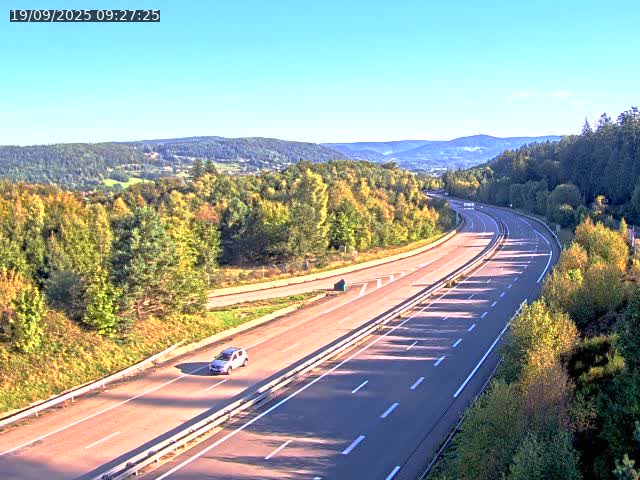 <h2>Caméra autoroute France - N57, Côte de la demoiselle direction Remiremont</h2>