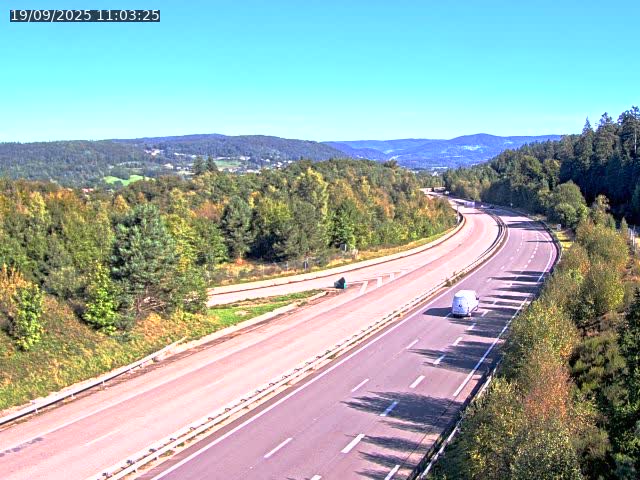 <h2>Caméra autoroute France - N57, Côte de la demoiselle direction Remiremont</h2>